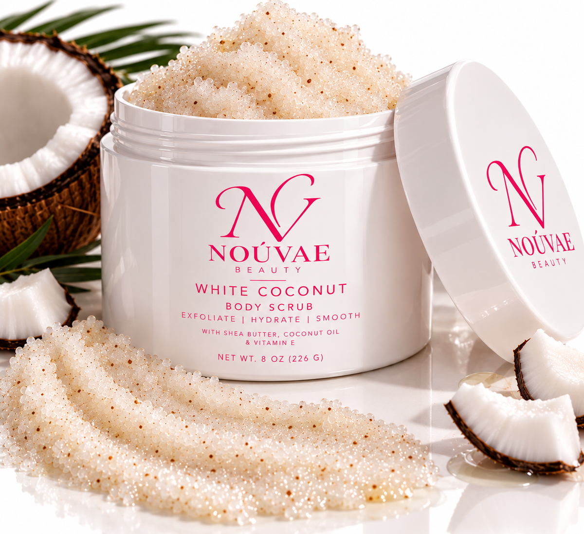 “White Coconut” Body Scrub