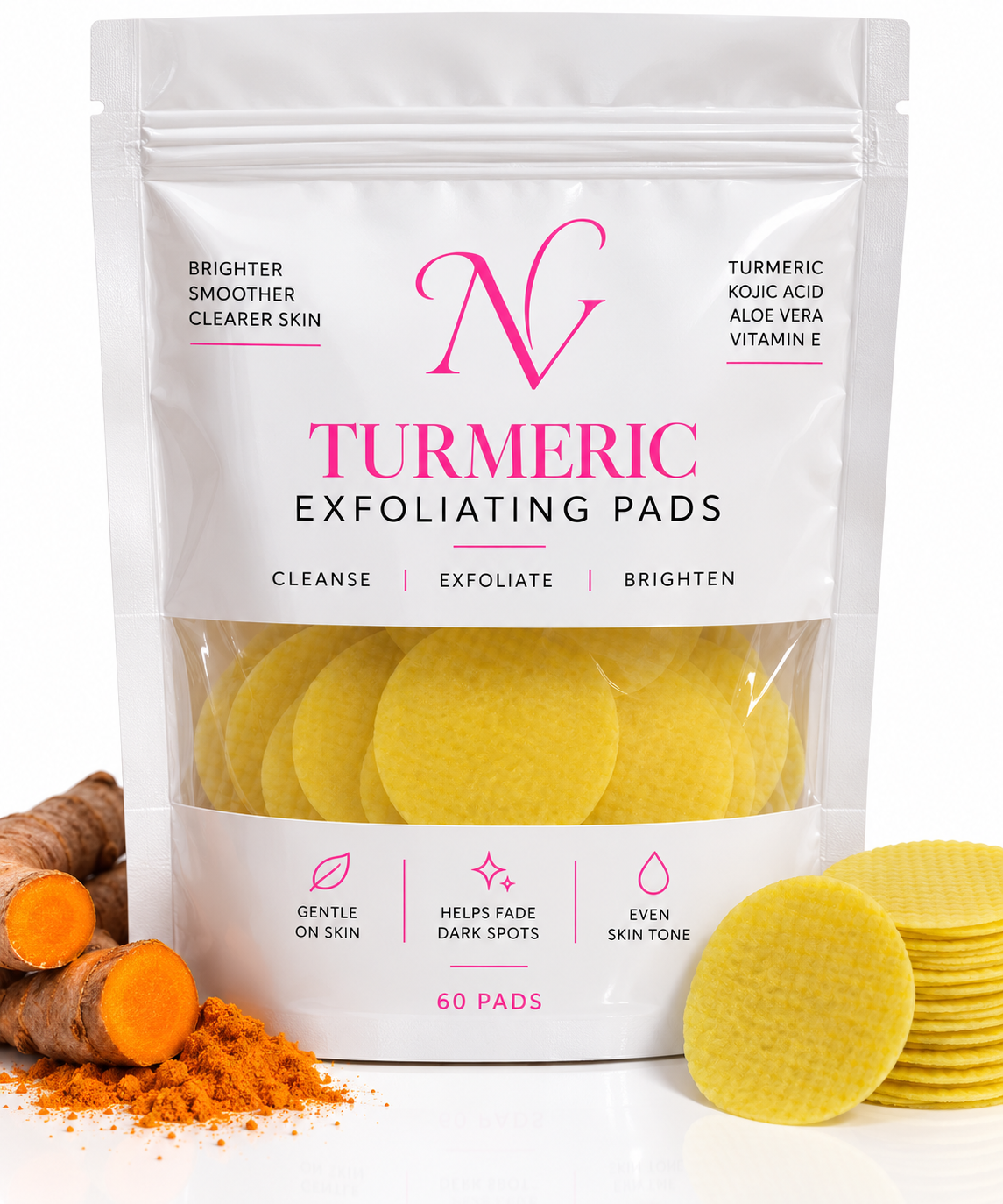 Turmeric Exfoliation Pads